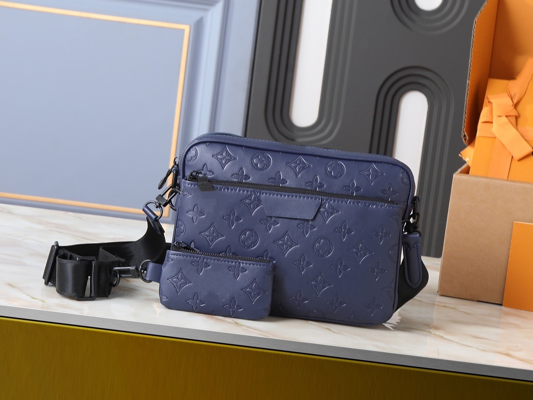 10A Quality Designer bags mens womens Genuine Leather POCHETTE TRIO Cross Body Wallets Leather tote bag Patchwork handbag shoulder bags Totes Purse