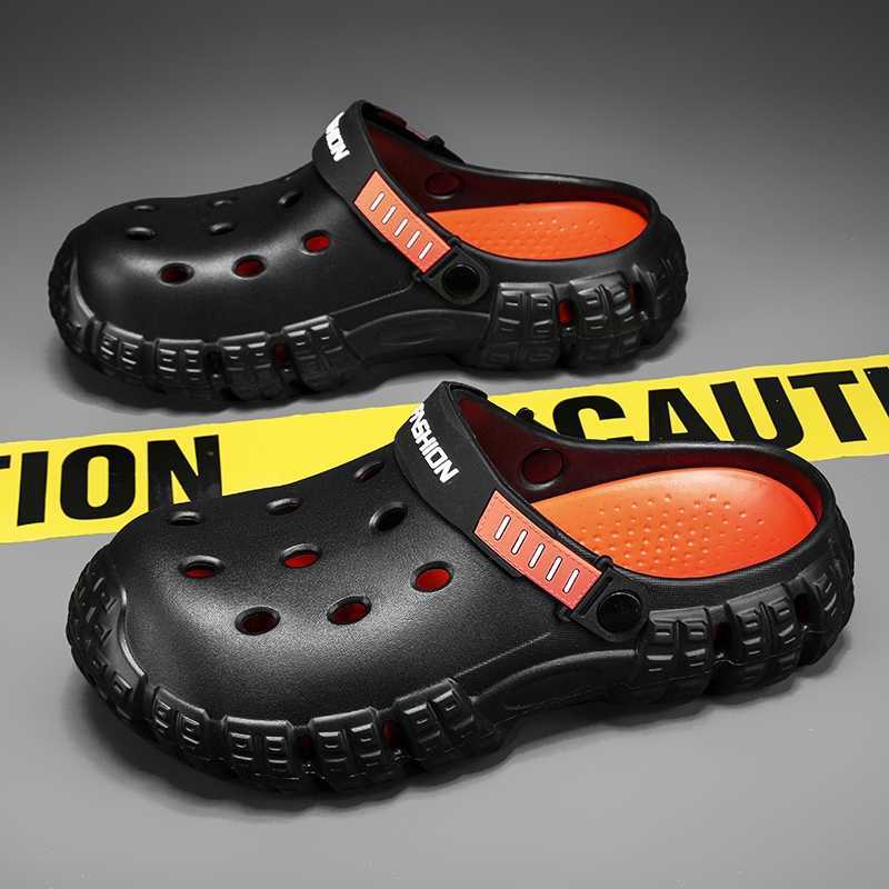 -border Summer New Style Closed-toe EVA Thick-soled Sandals Men Women Sports Beach Shoes Outdoor Wear Waterproof L260612Y6ZB