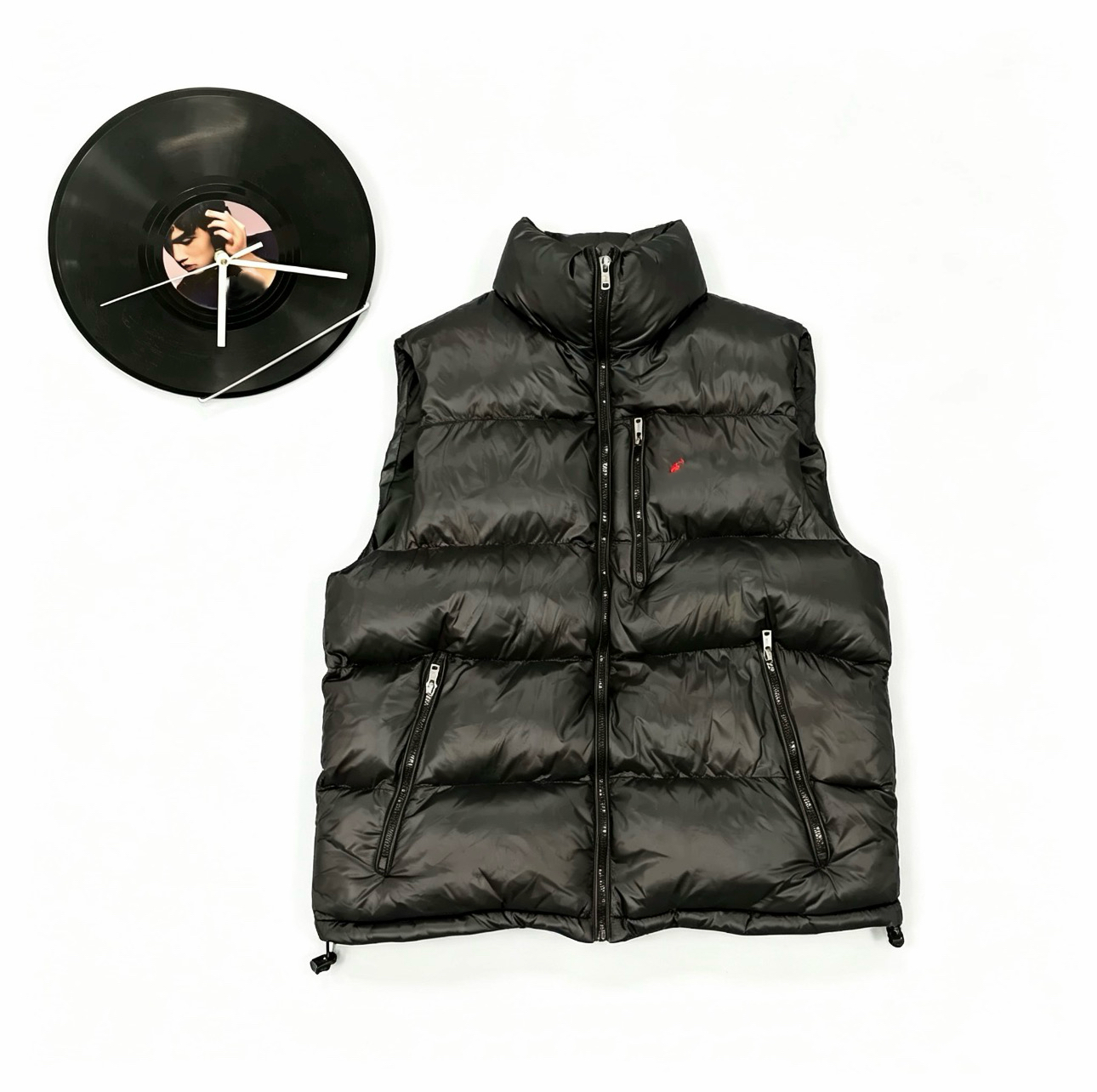 Men's Winter Warm Down Vest Designer Pony Logo Sleeveless Puffer Vest Unisex Casual Stand Collar Vest for Couples
