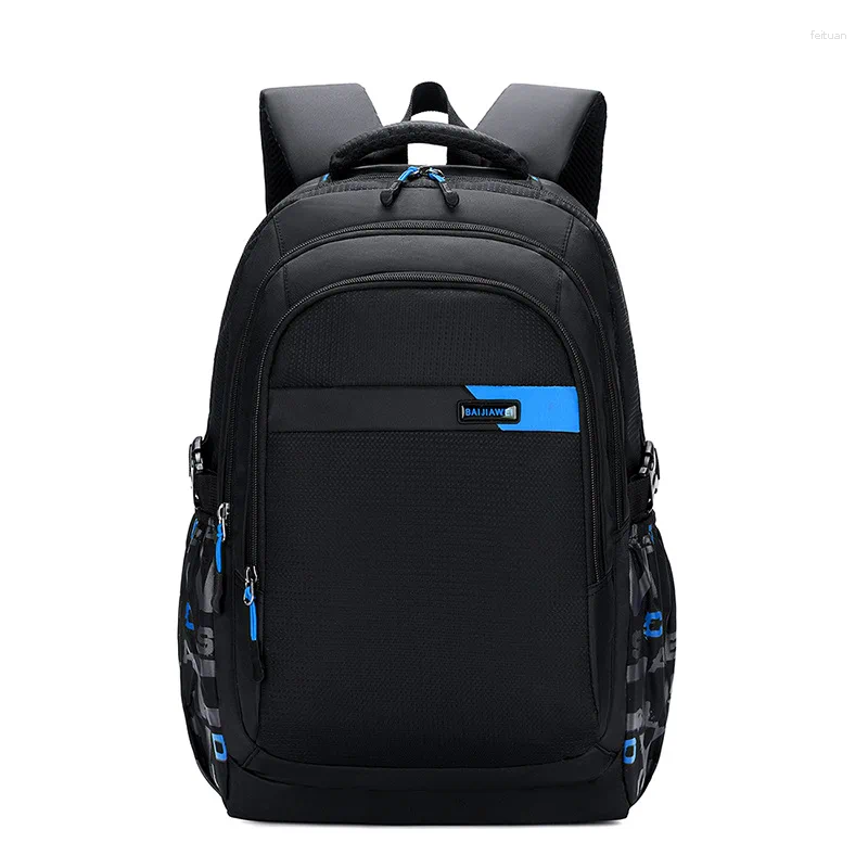 School Bags High Quality Backpack Schoolbags Waterproof Nylon For Teenage Boys Large-capacity Oxford Backpacks