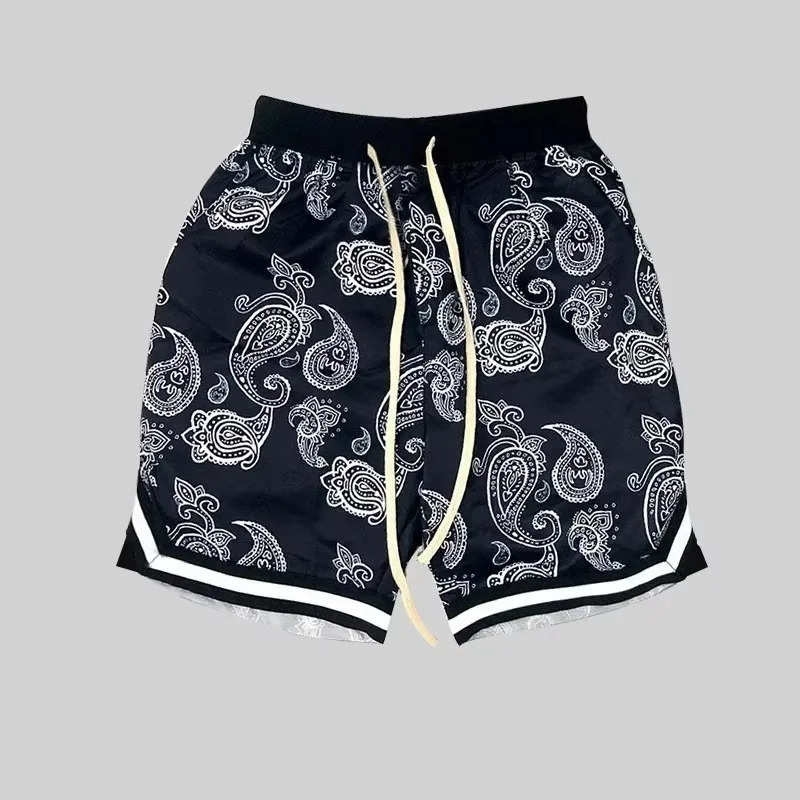 2026 Summer Men Vintage Shorts s Floral Hawaii Vacation Boys Casual Beach Adult Fashion Short Pants Streetwear 260612