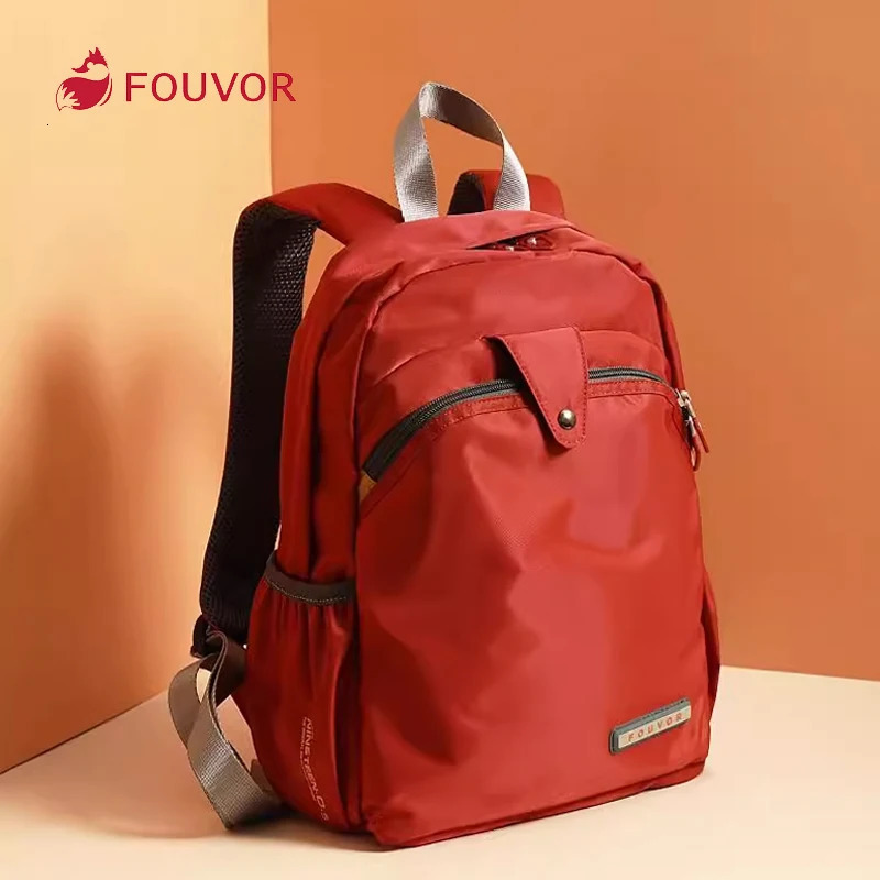 Fouvor Womens Backpack Nylon Canvas Waterproof Large Capacity Casual Fashion Sport Travel School Bag For Girls 258711 260605