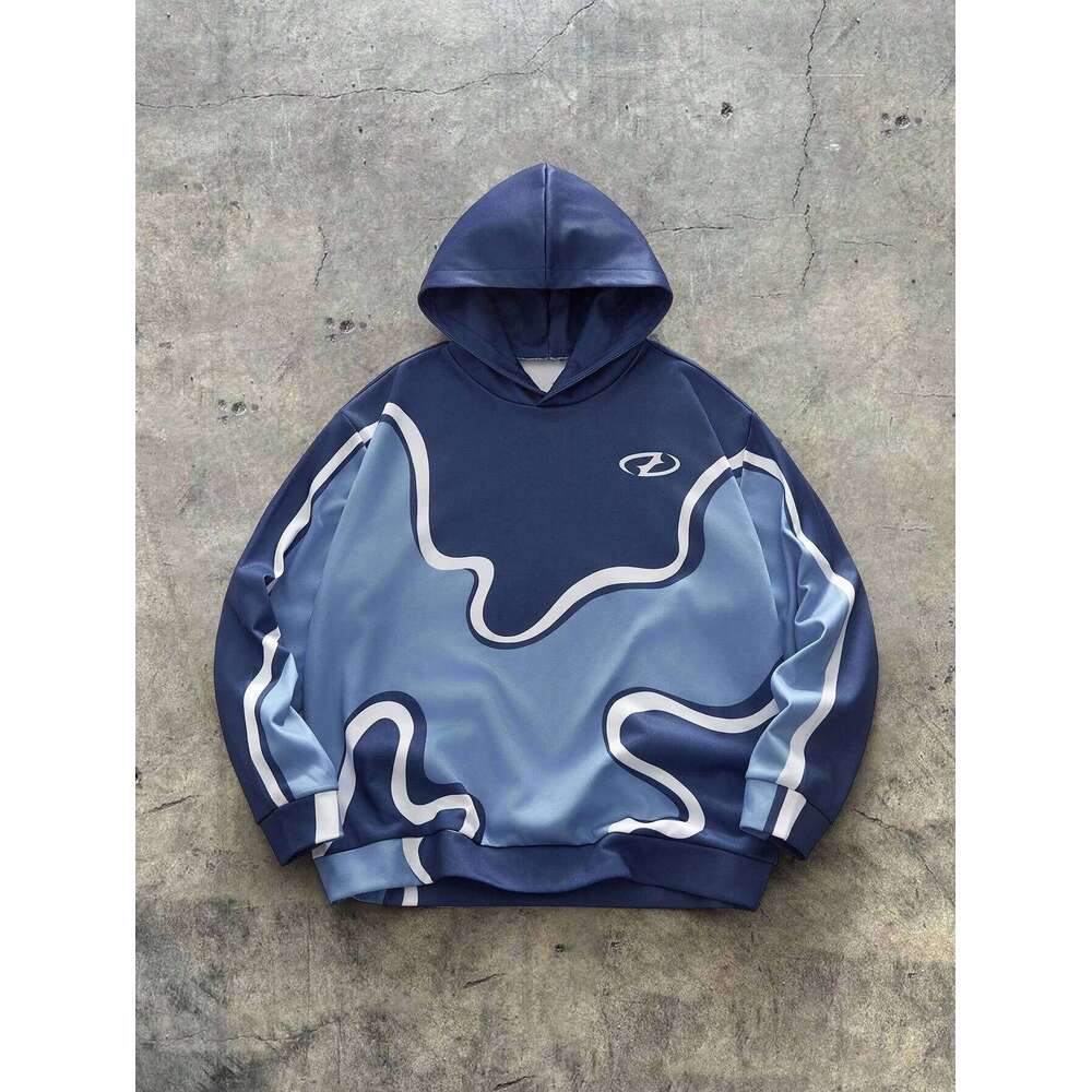 The New Men's Hooded Sweatshirt for Spring Autumn 2025 Features A Casual Comfortable and Soft 3D Pattern Print 26L0612