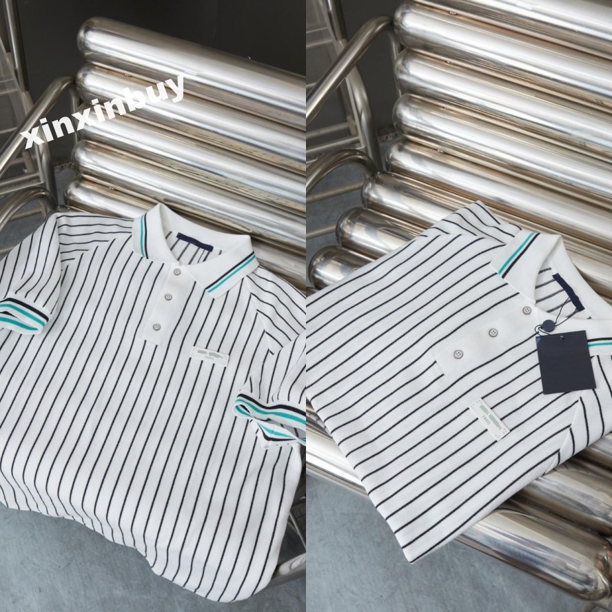 xinxinbuy Men designer Tee t shirt Italy Milan Check jacquard floral knit polo cotton women blue red BLACK green XS-2XL