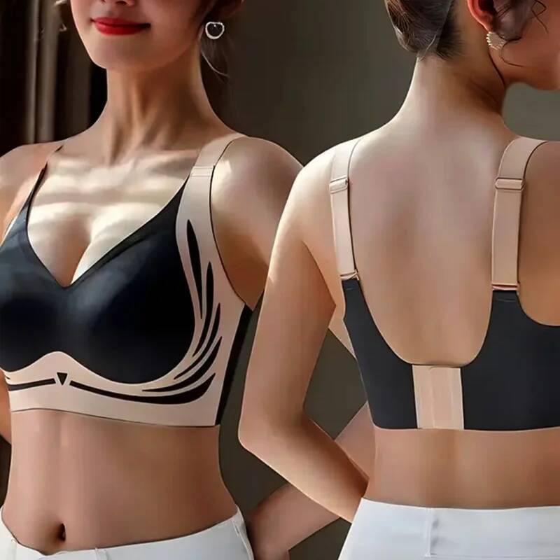 3Pcs/Set Push-Up Bras Women Non-wire Brassiere Adjust Straps Bralette Seamless Padded Underwear Breathable Plus Size Bra M-4XL ddmysept