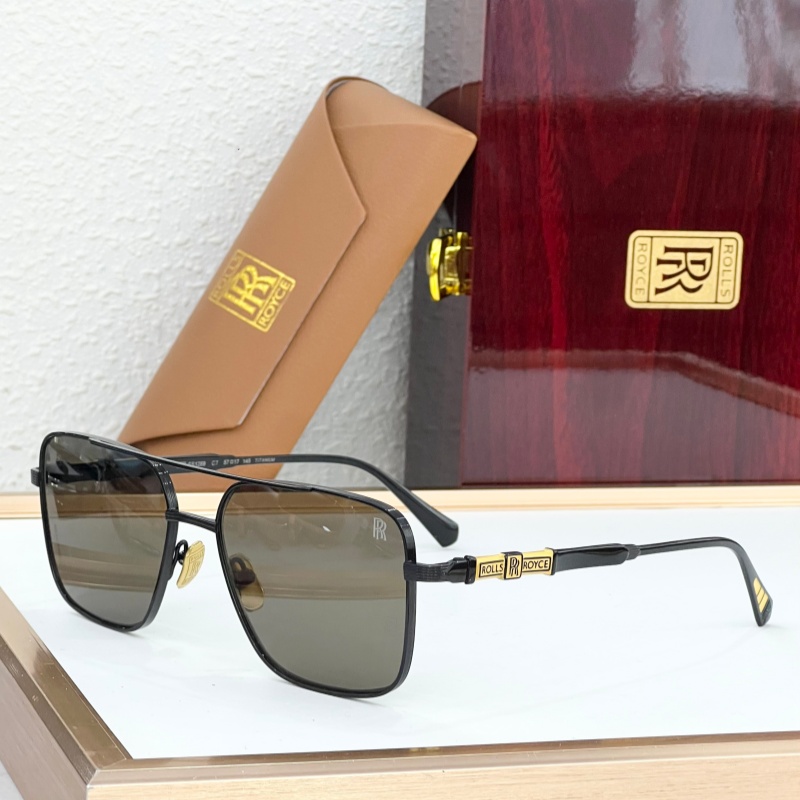 New ROLLS ROYCE SS1269 Eyewear Designer Sunglasses Luxury Brand Top Quality Fashion Classic UV400 Square Metal Frame for Men Women With Original Box