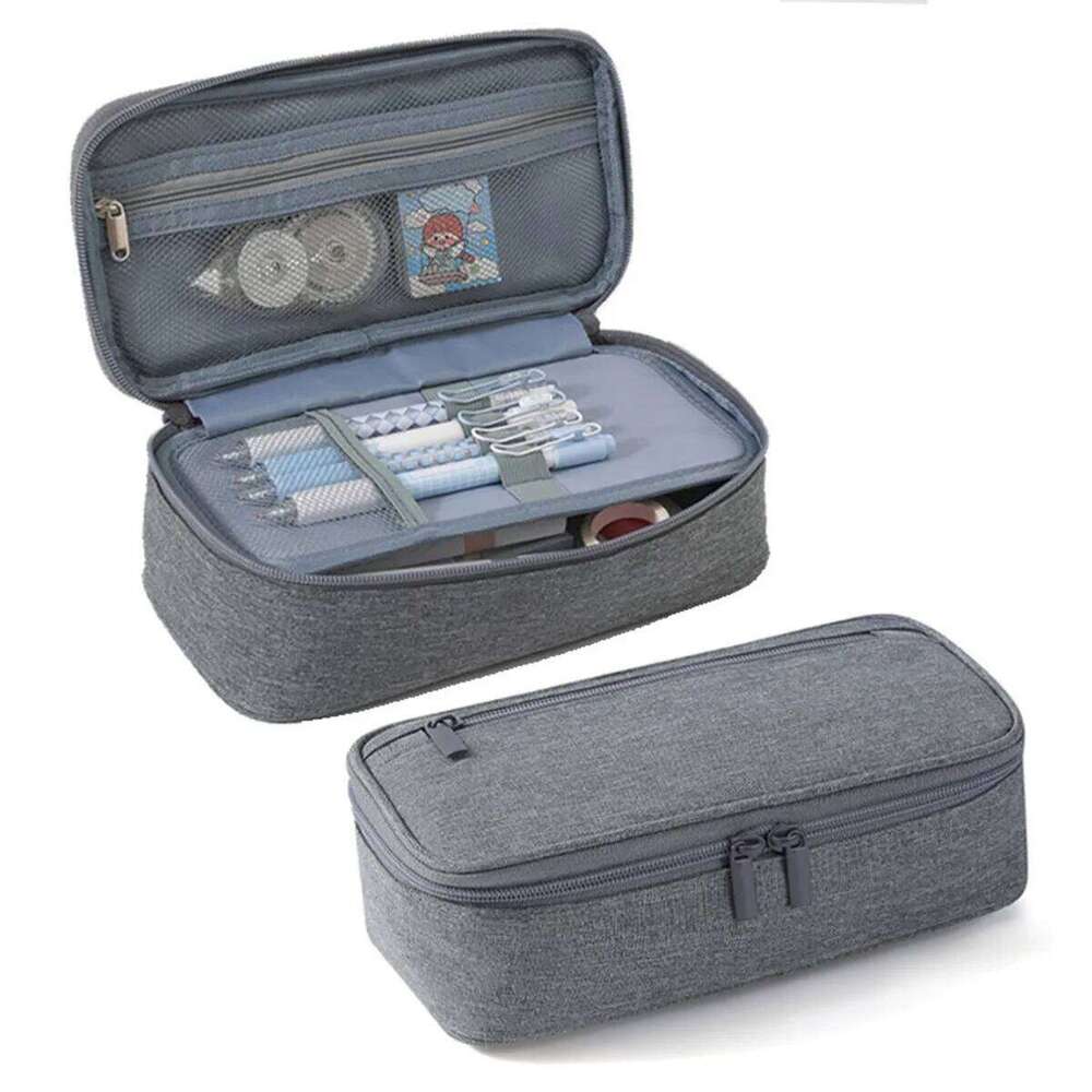 Large-capacity bag, multi-functional student pencil case, large-capacity ins high-quality pen bag