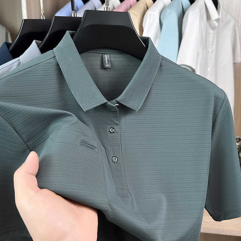 sleeve High short end brand striped shirt fashion letter embossed pocket design mens new breathable casual summer T-shirt M260612