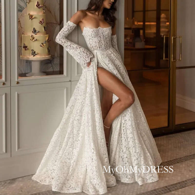 Luxury White Dubai Arabic Mermaid Dresses Applique Lace Tull Court Train Wedding Dress Bridal Gowns Vestidos De Novia Y612