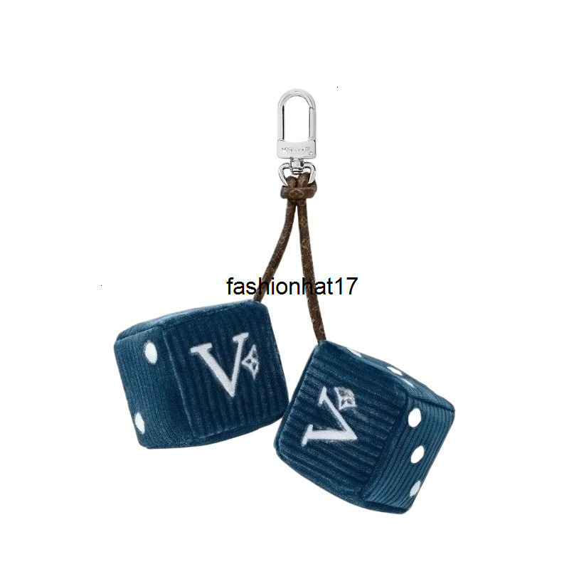 Key Rings Unisex Keychains New Designer Bag Hangings Dice Car Keychain Mens Womens Luxury Bag Charms Key Rings High Quality Couples Gifts