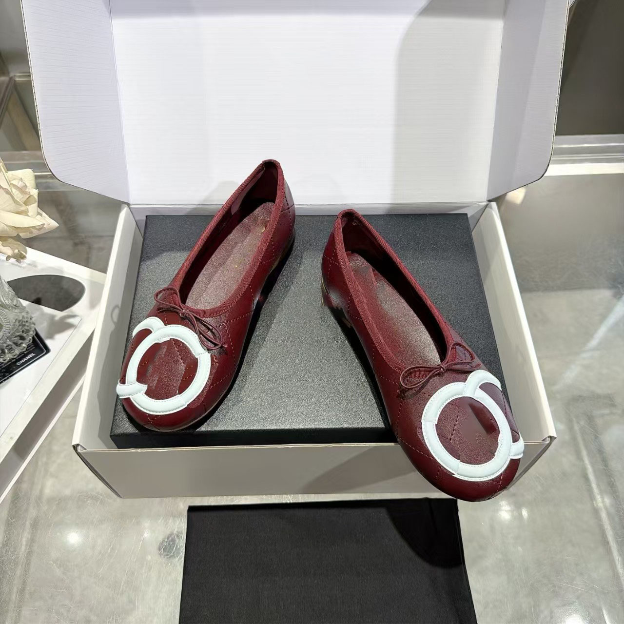 Women's Luxury Ballet Flats Spring/Autumn New Arrival Soft Sole Bow Mary Janes Classic Shiny Casual High Quality Party Dance Fashion Dress Shoe