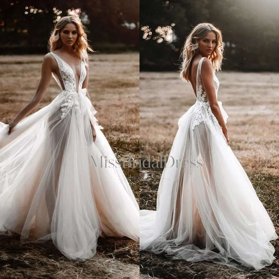 A-Linie Brautkleider für Mädchen, ärmellos, V-Ausschnitt, Braut-Brautkleid, Übergröße, 6, 8, 10, 12, 14, 16, 18, 20, 22 MB612