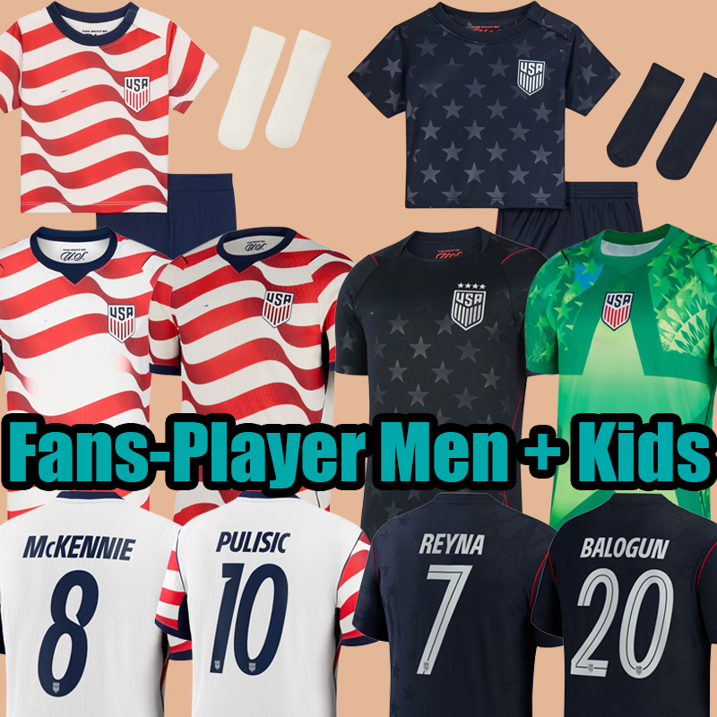 usas soccer jersey 2026 PULISIC MCKENNIE Lifestyle Retro goalkeeper pre match Football Shirt States World Cup usas socerjersey 2026 USMNT Mens Ki-image-917081942