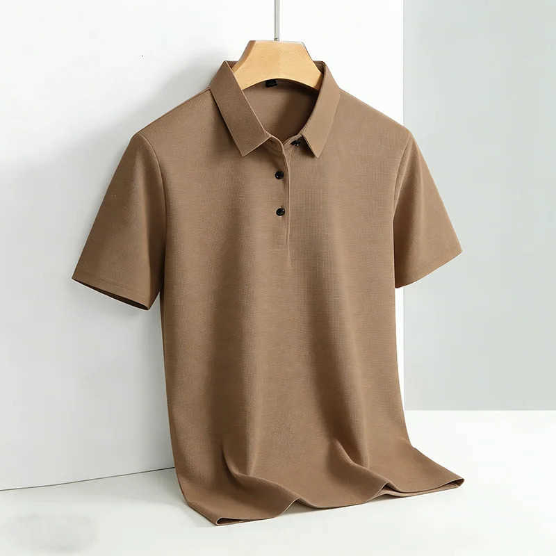Classic Collar Short Sleeve Mens Shirt Casual Breathable Summer Daily Office Fashion Mens Tee 2026 M260612