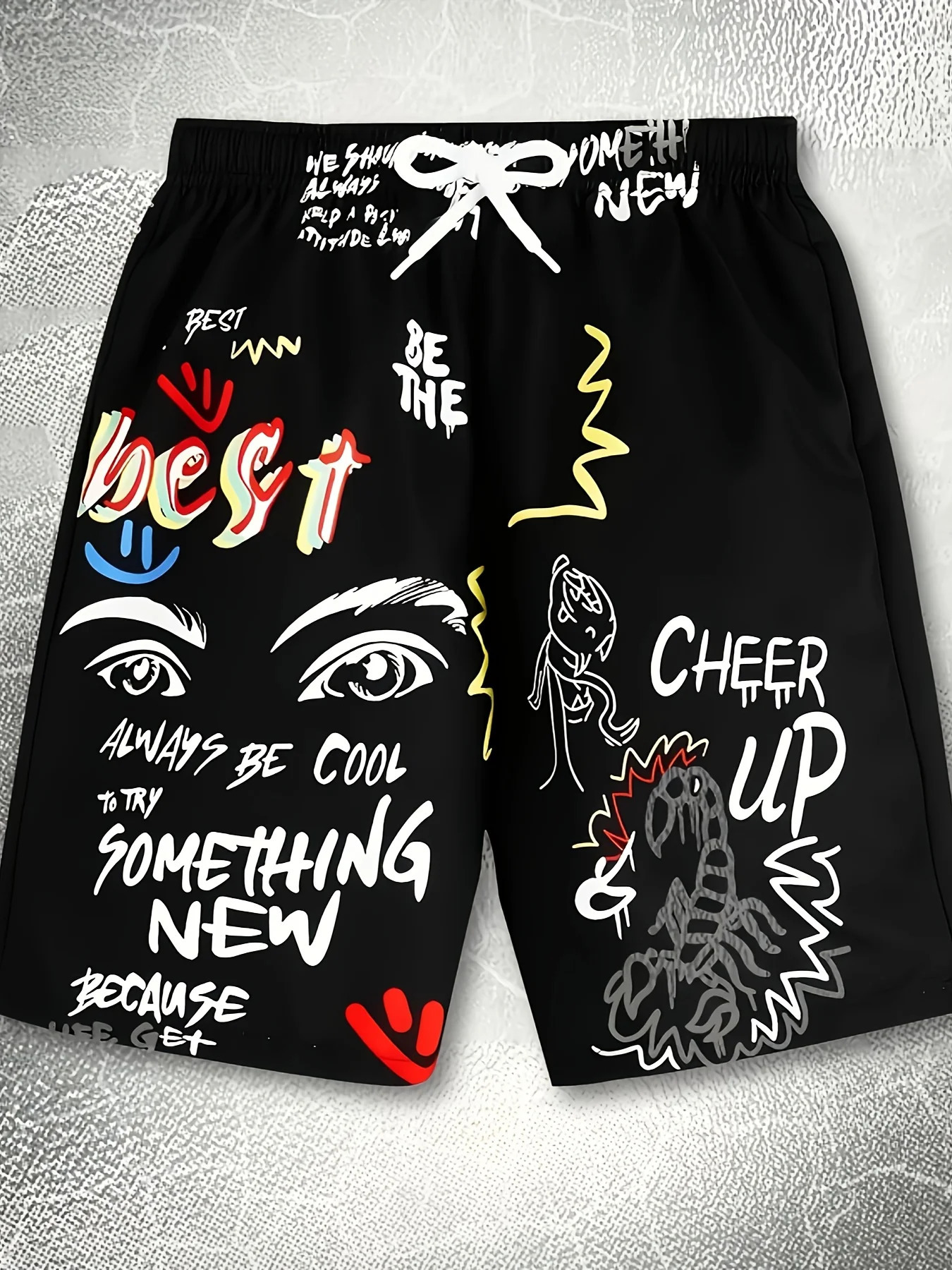 2026 Model Mens Casual Shorts 3D Print Street Fashion Trend Quickdrying and Breathable Suitable for All Seasons 260612