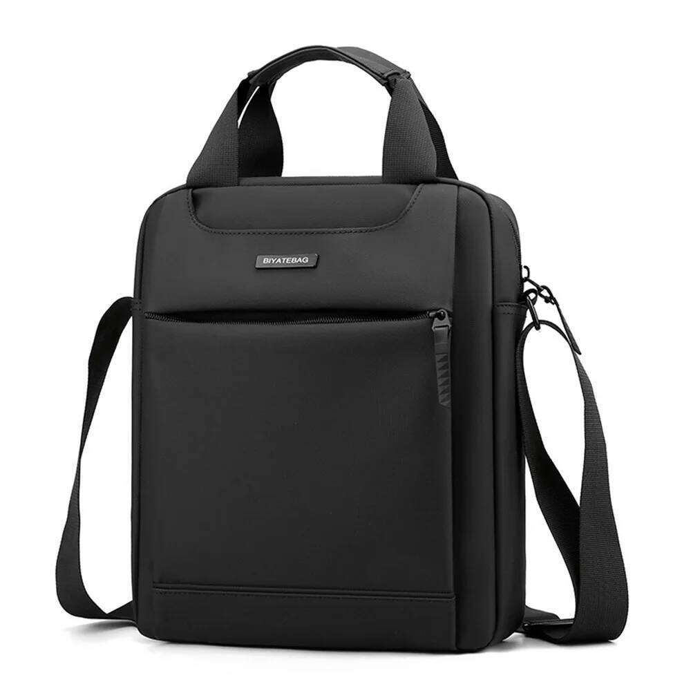 Fashionable Casual Men's Shoulder Korean Version Solid Color Minimalist Crossbody Bag For Business,Sports,Student,Commute