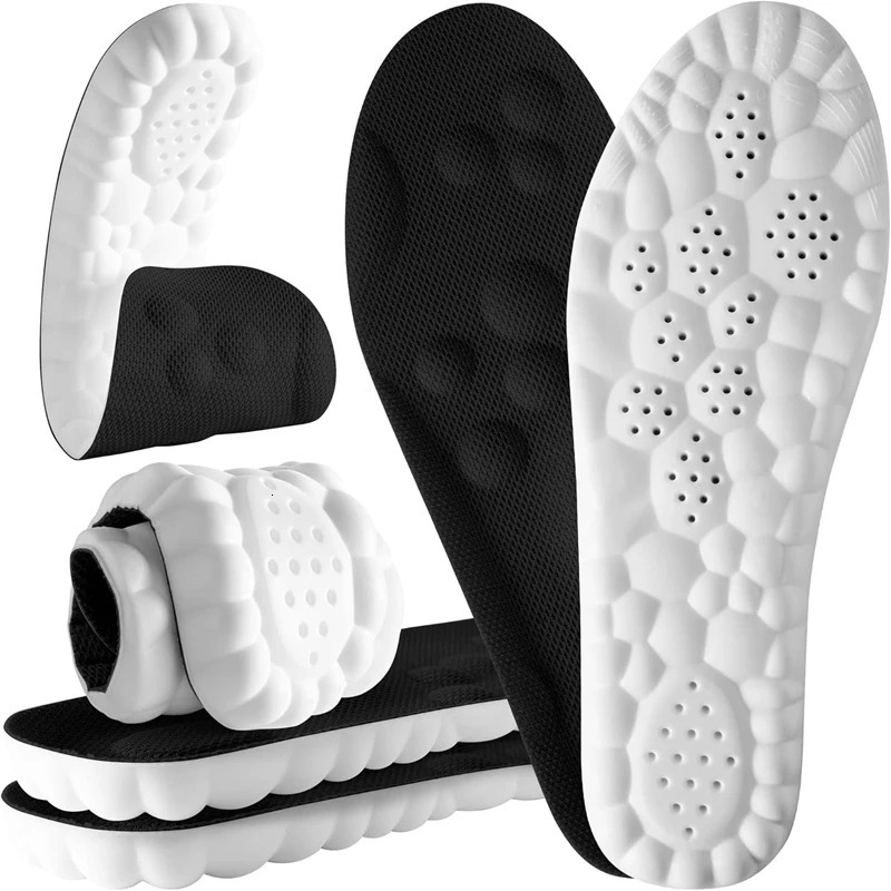 4D Cloud Insoles for Men Women Shock Absorption Inserts Soft Memory Foam Shoes Boots Sneaker 1Pair3Pair5Pair8Pair 260608
