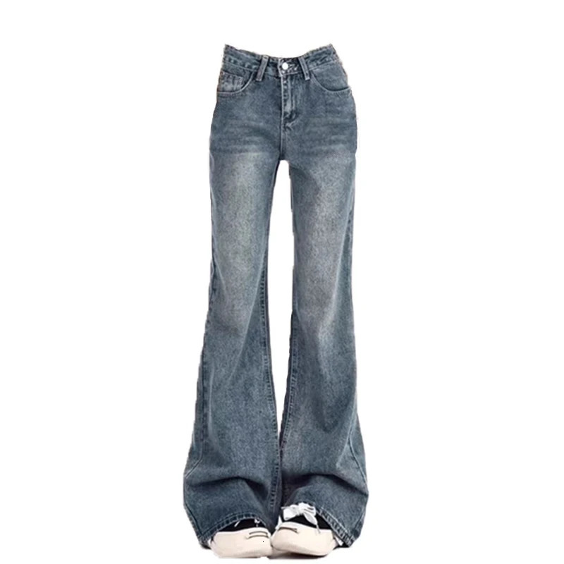 Ladies Jeans Flare Trousers Leisure Slimming Vintage Inspired Autumn High Waist Bell Womens pants Flared jeans y2k 260612