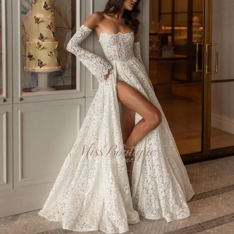 Luxury White Dubai Arabic Mermaid Dresses Applique Lace Tull Court Train Wedding Dress Bridal Gowns Vestidos De Novia Q612