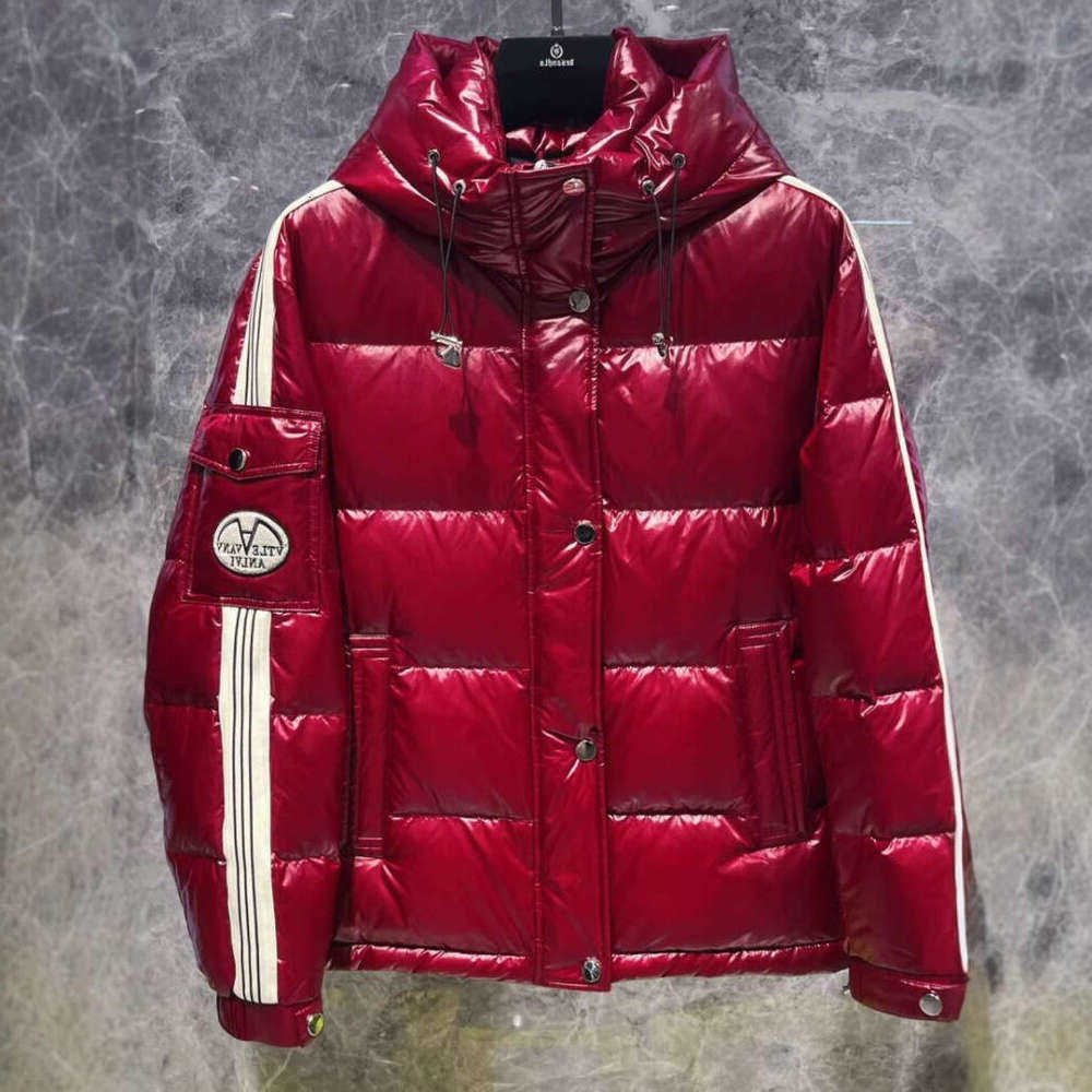 New American European Winter Mens Down Jacket With Hood 90 White Duck Down Trendy Slim-Fit Warm Coat Stylish And Handsome In Red Luanyun Q260612