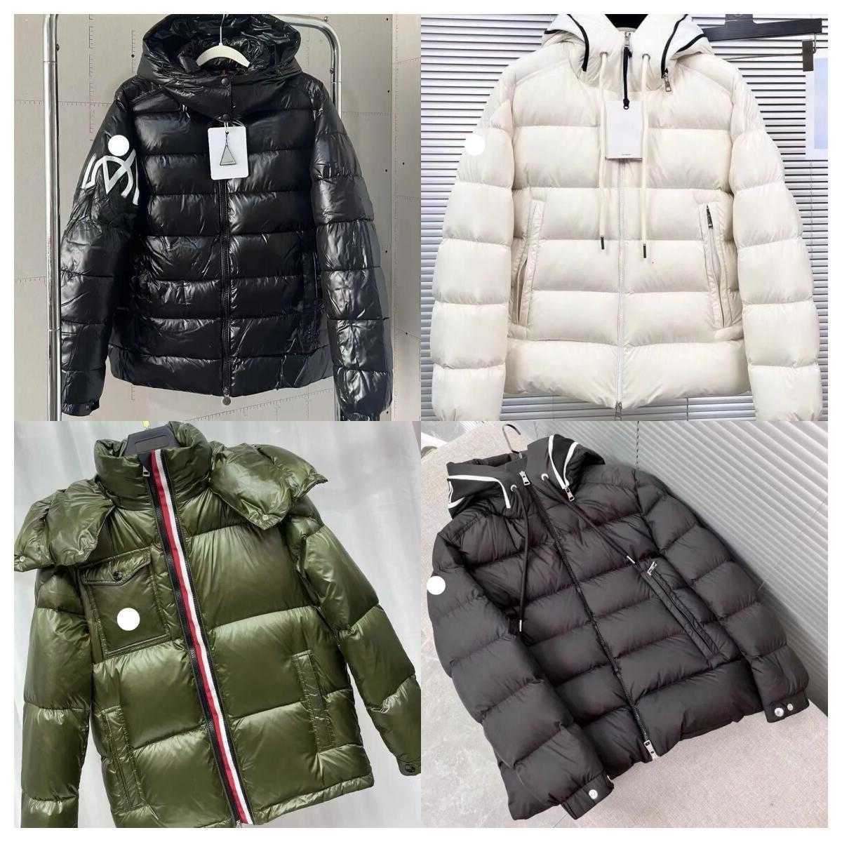 2025 Mens Jacket Hooded Coat Designer Men Puffer Jacket Down Parkas Waterproof Tech Veste Winter Jacket Me Women Letter Black Outwears Warm Coats De