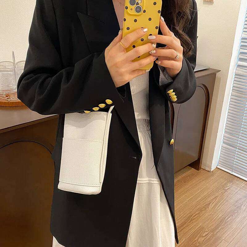 New Handbags Female Pu Leather Hasp Shoulder Large Capacity Crossbody Bags for Women Solid Flap Portable Phone Purse