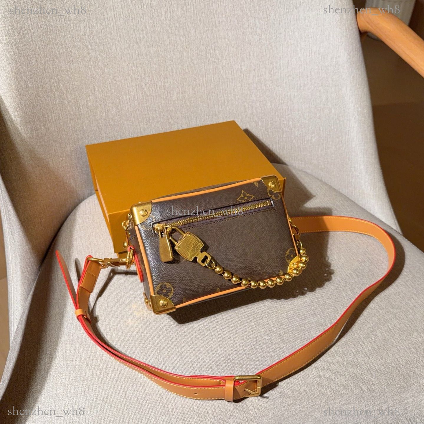2026 New Arrivals luxury shoulder bag mirror Designer side soul trunk shoulder postman bag monogram leather travel Bag womens soultrunk crossbody ba