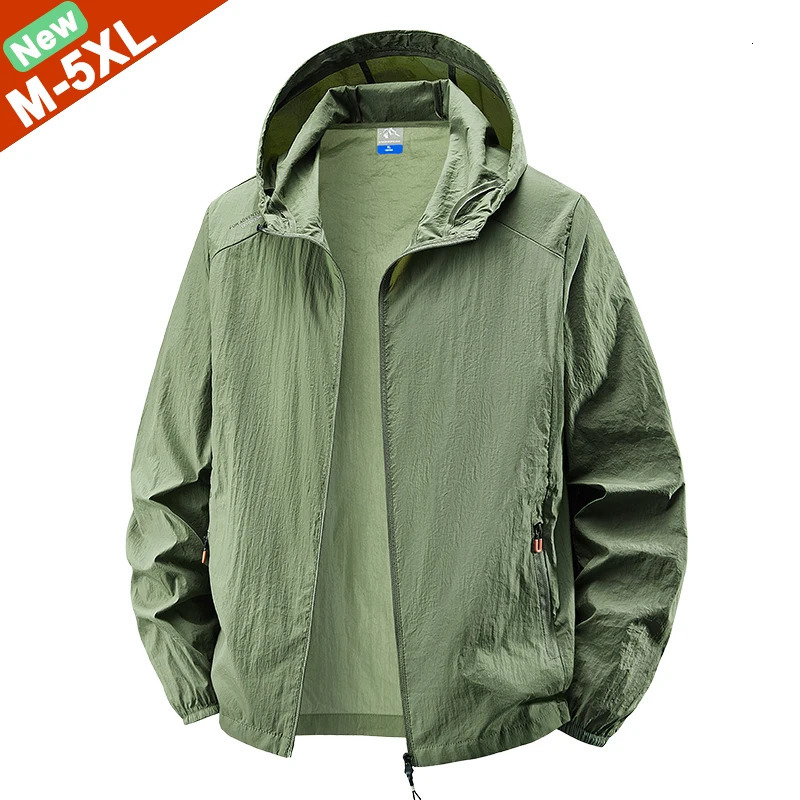 Fast Ship Summer Jackets Men Hooded Windbreaker Coats Camping Sunscreen Clothing Ultrathin Fishing Wearing Man Sportswear 260612