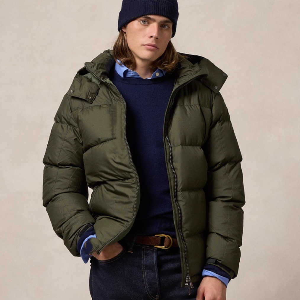 polo coat polo puffer jacket men winter jacket old money designer jacket warm Real-down polo jacket mens designer jacket coats doudoune polo Q260612