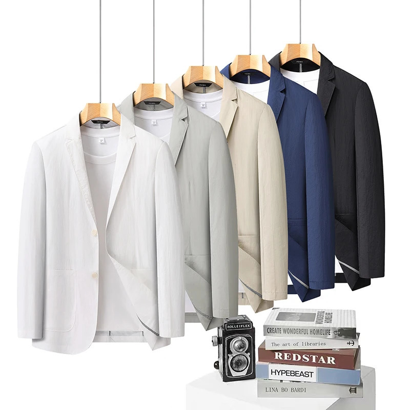 Spring and Summer Business Sunscreen Fashion Stylish Mens Trendy HighQuality QuickDrying Suit Jacket 260611