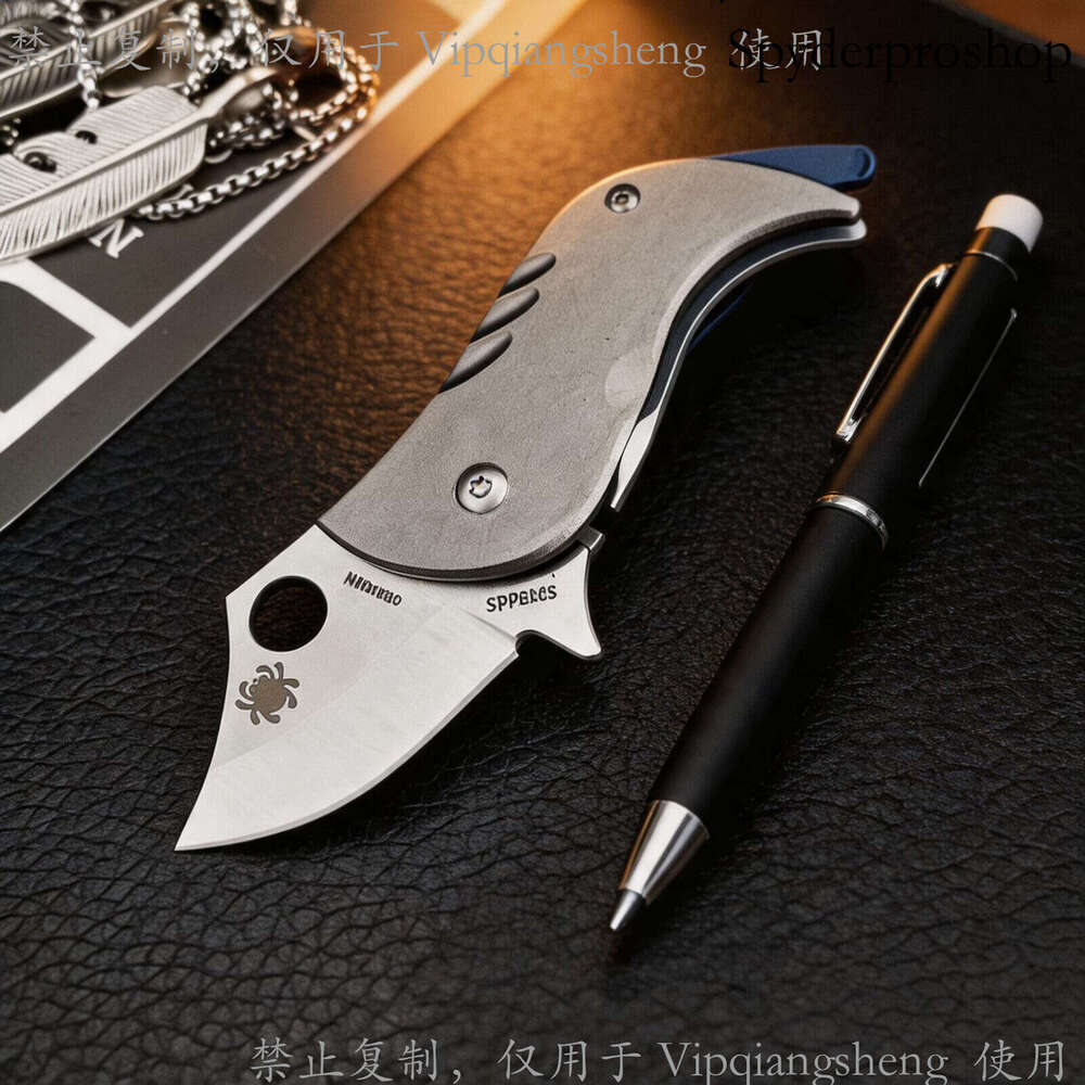 Jefrey Collins Spider C off Mini High-Hardness Outdoor Portable Fruit Camping Multifunctional Folding Knife knife set