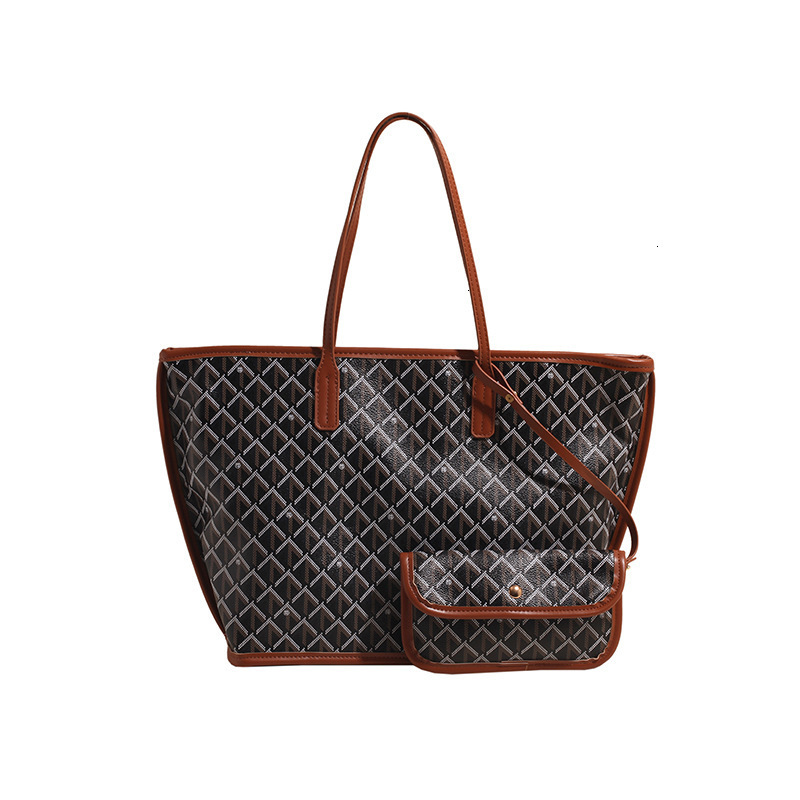 Large Capacity Tote For Women New Spring Summer Retro Fashion Single Shoulder Casual Designer Pack Commuter Womens Bag