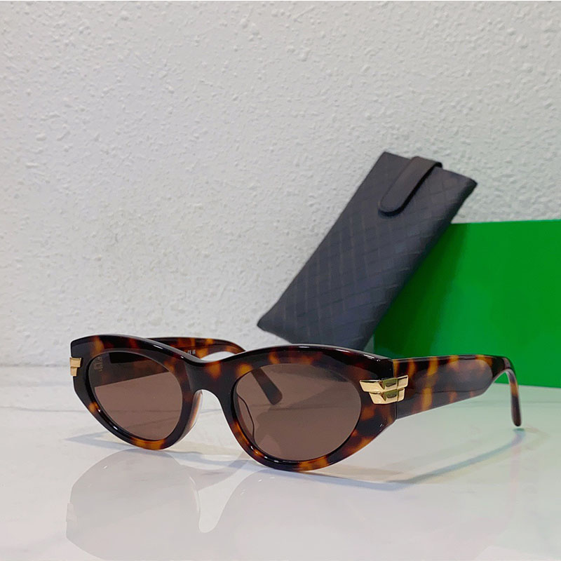 New Fashion Designer Women Cat Eye Sunglasses Summer Fashion Designer Elliptical Glasses Acetate Fiber Frame Party Beach Event Style High Quality UV