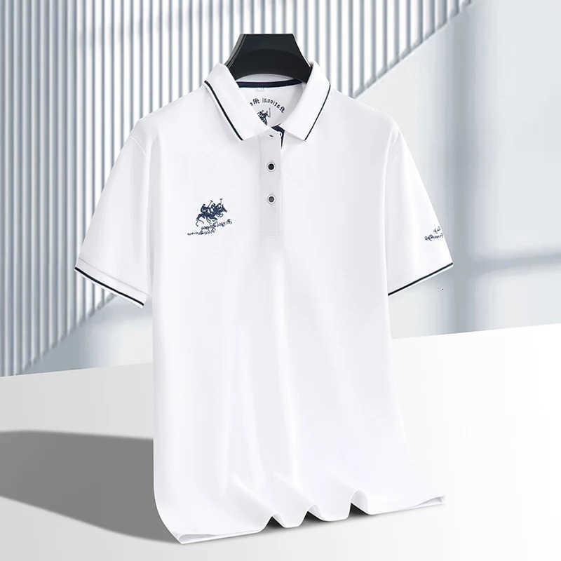 Short Mens Business Sleeved Casual Embroidered Solid Color Shirt Fashionable Breathable Comfortable Summer Versatile Top M260612