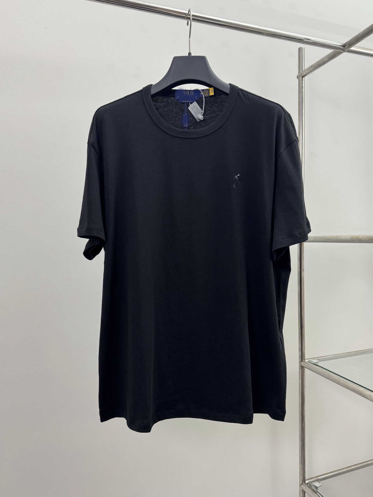 Men's T-Shirts Tees & Polos Round neck embroidered and printed polar style summer wear with street pure cottonw p1267 RL
