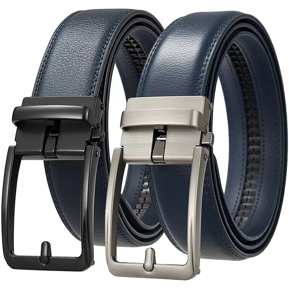 35CM Automatische Schnalle Herren Gürtel Gürtel Männer Hohe Qualität Schwarz Gelb Weiß Blau Plus Größe Gürtel für Männer 260611
