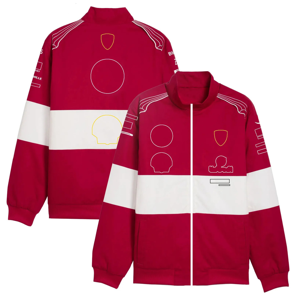 Mens Designer F1 Team Racing Suit Formula 1 Driver Full Zip Jacket Car Fans Vintage Jackets Men Women Sweatshirt Coat Plus Size Free Shipping Free S