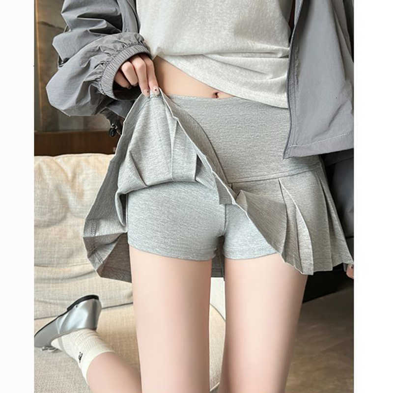Wrap Summer Fashion Lady Classic Hip Skirts Female High Waist Thin Pleated Skirts Women Solid Leisure A-line Short Dress M260612
