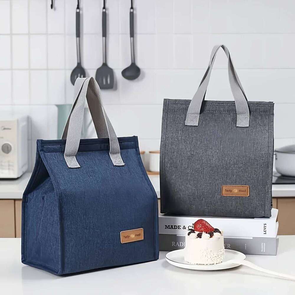 Gourmet Minimalist meal vertical portable cationic Insulated lunch box Large capacity bento bag