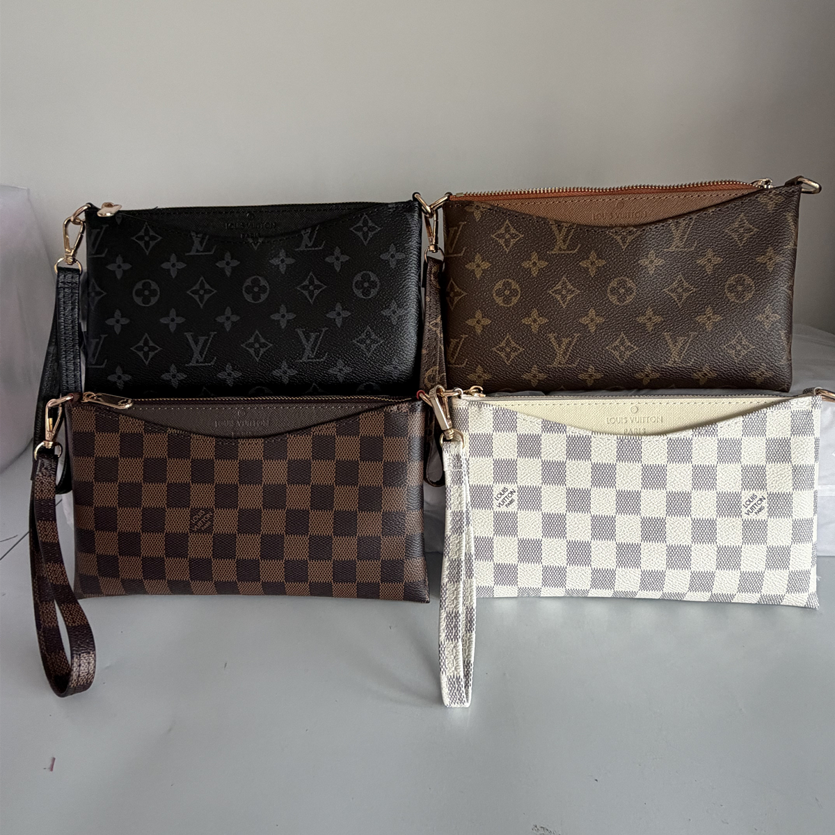 Top pochette de créateur portefeuille sac à main femme homme trousse téléphone accessoires porte-clés sac bandoulière porte-monnaie zippé sac ext