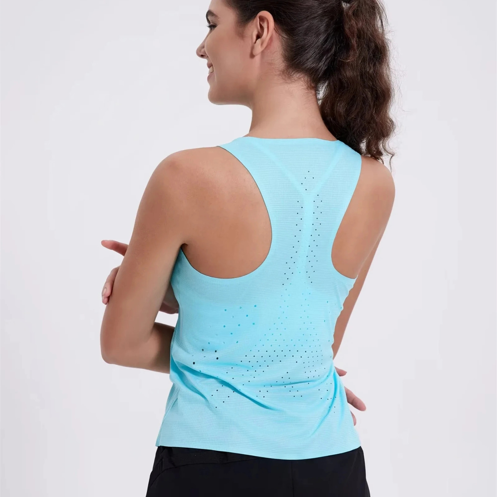 Womens Athletics Tank Top Ultra Light Running Vest Speed Sport Fitness Shirts Guys Sleeveless Athlete Track Field Clothing 260612