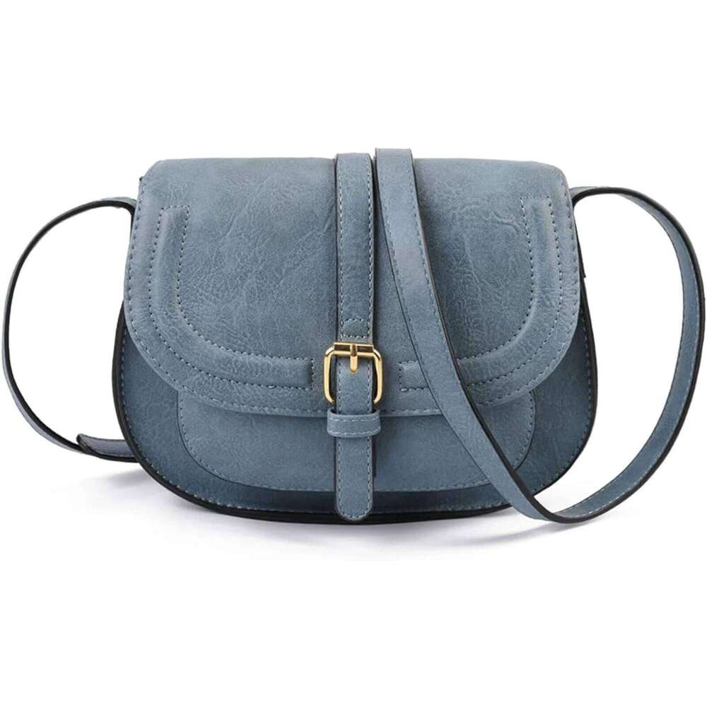 AFKOMST Ladies Shoulder Soft PU Leather Crossbody bag for Women Multi Pockets Lightweight Lady Bags CT20154E