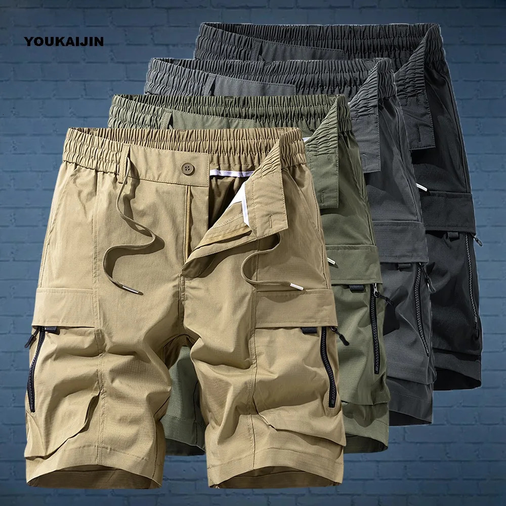 Mens Summer Cargo Shorts Quick Dry Lightweight Outdoor Hiking Tactical Shorts with Multi Large Pockets Casual Fishing Golf 2026 260612