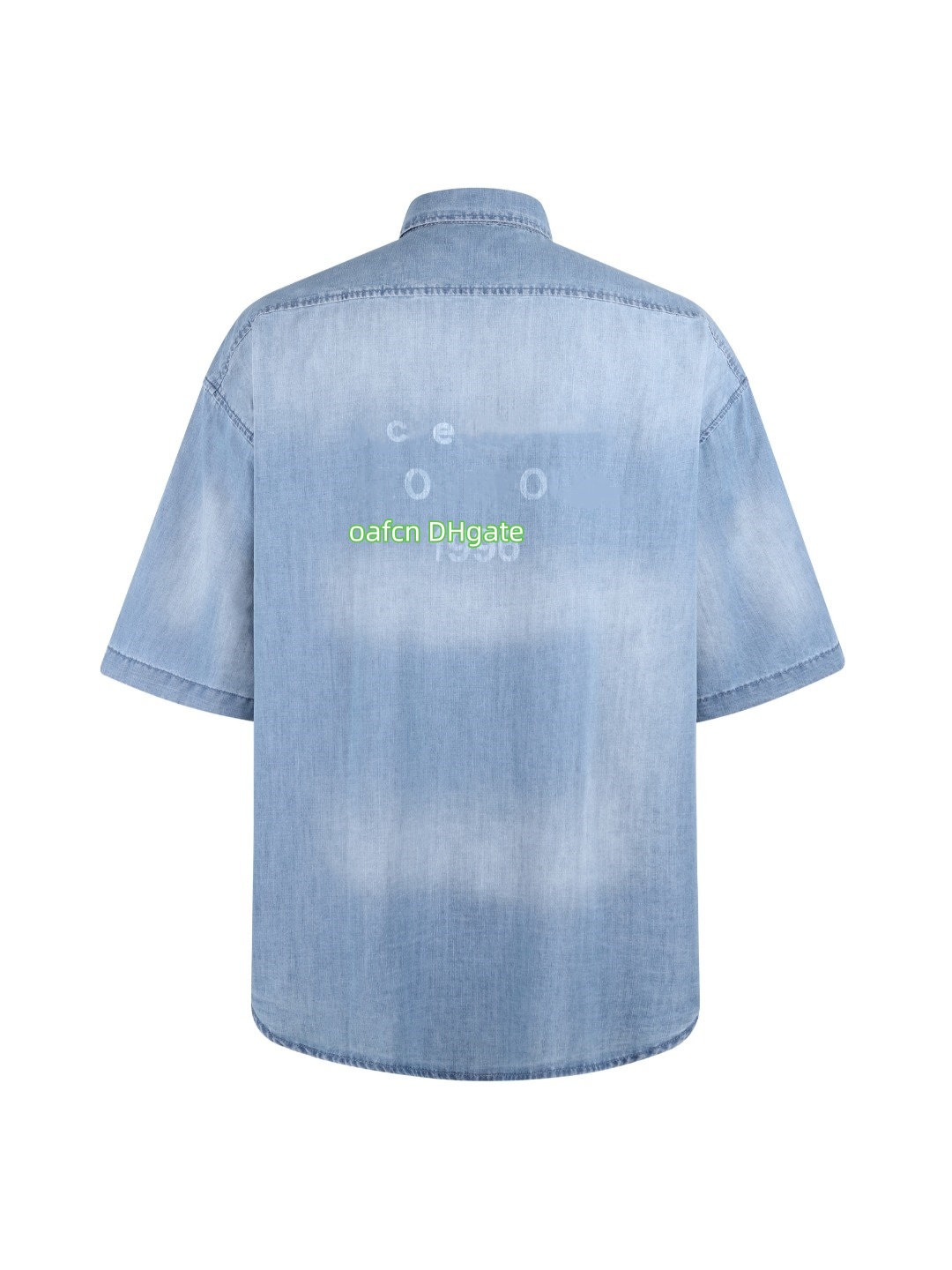 Mens designer shirt summer short sleeved casual letter printed shirt mens T-shirt 1996 series logo button short sleeved shirt