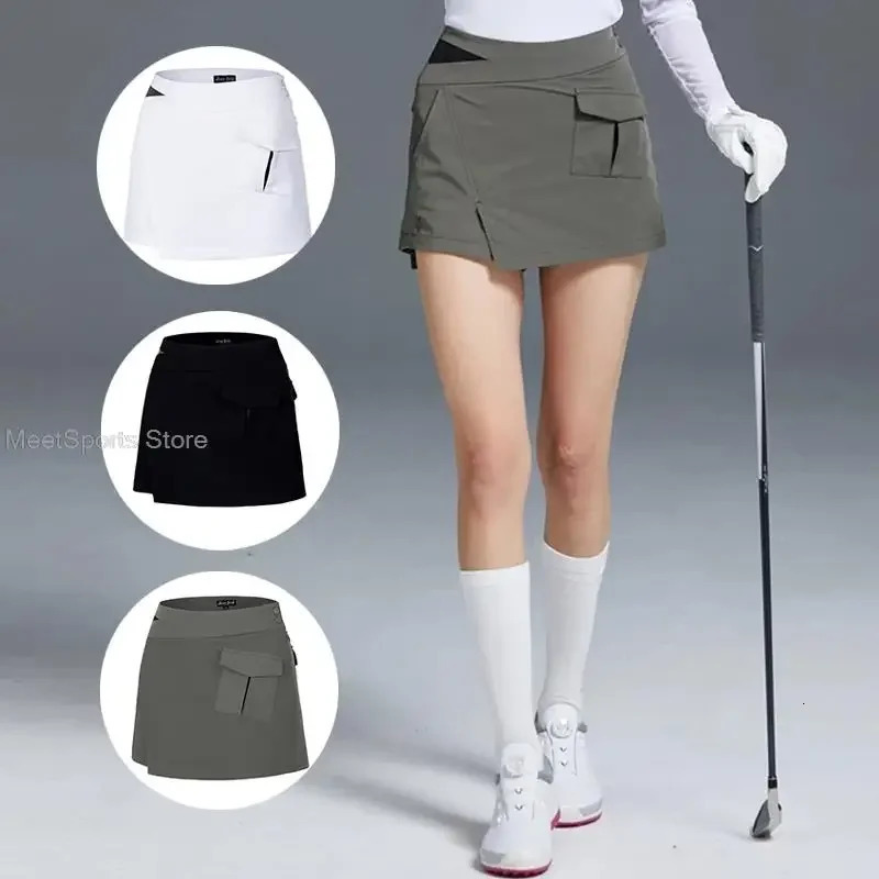 Love Golf Skirt Ladies Quick-Drying Slim Shorts Korea High Waist Golf Womens Skirts Irregular Leisure Skort Female Sports Wear 260611