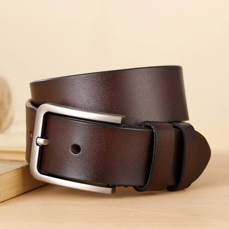 37cm Mens PU Leather Belt with Metal Pin Buckle Casual Daily Jeans Belt for Men Fashion Men Synthetic Leather Waist Pants Belt 260611