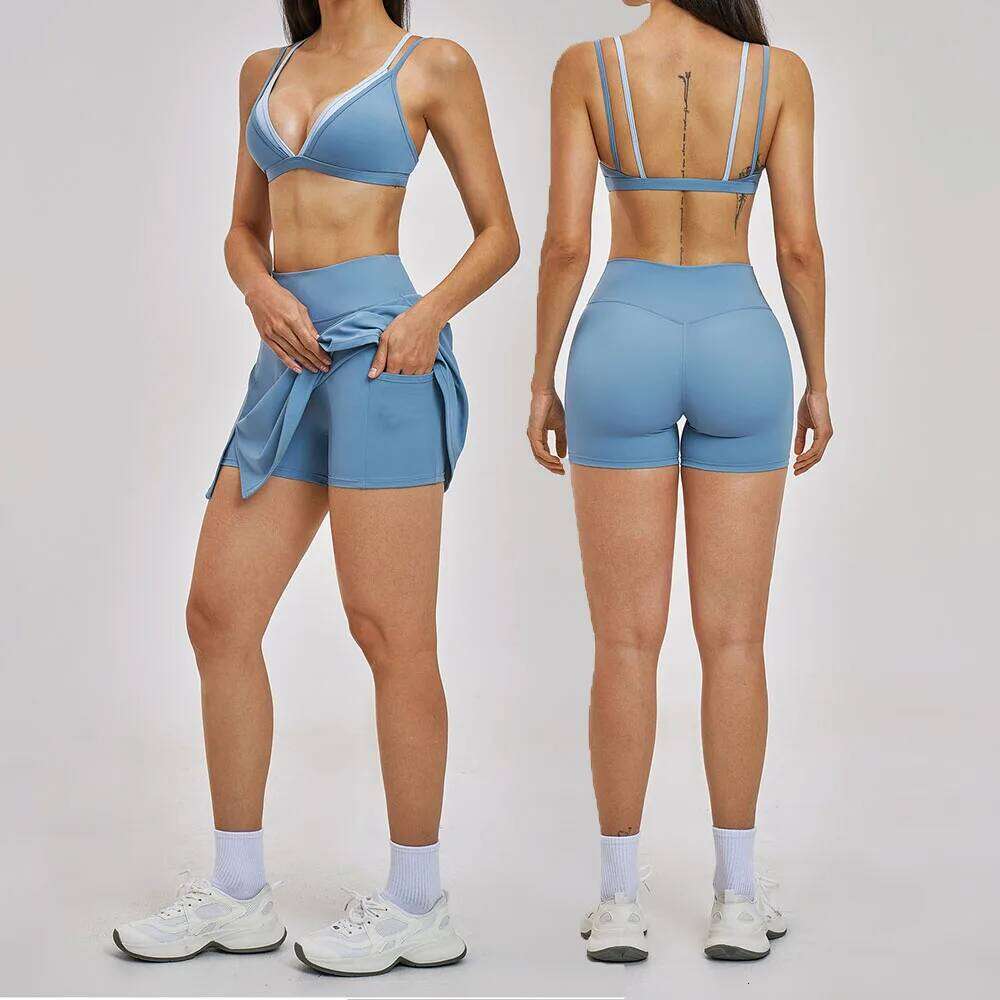 2 Piece Yoga Women's Tracksuit Athletic Wear Gym Female Workout Push Up Clothes Sports Bra Leggings Suit Fitness Set 26L0612