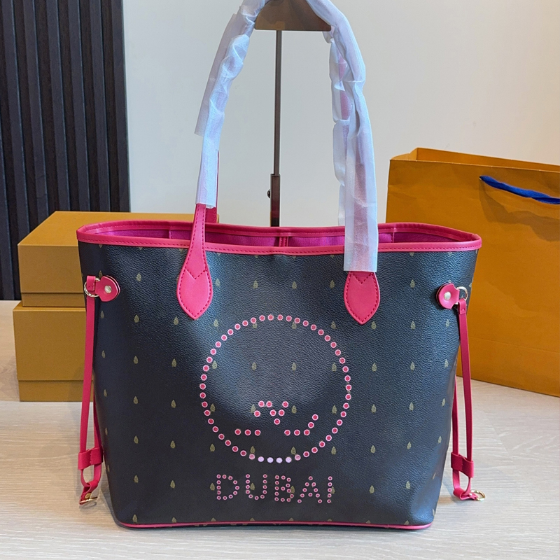 Sac fourre-tout Sacs à main Sac à provisions imprimé Sacs vert armée rose M44576 35528