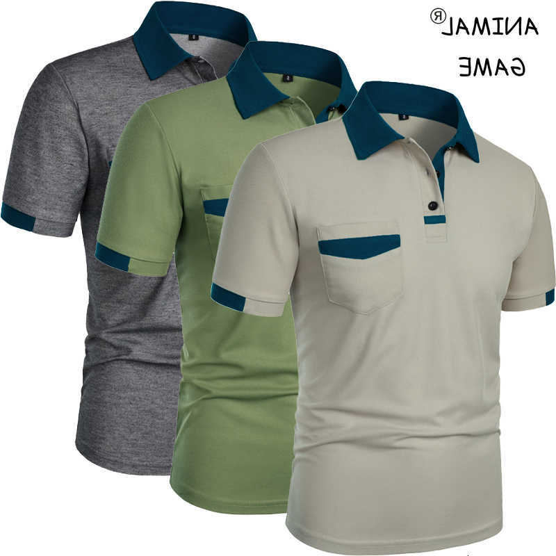 Mens Short Sleeve T New Shirts Solid Color Shirt with Pockets Breathable Loose Basic Shirts for Men Lightweight Tops M260612