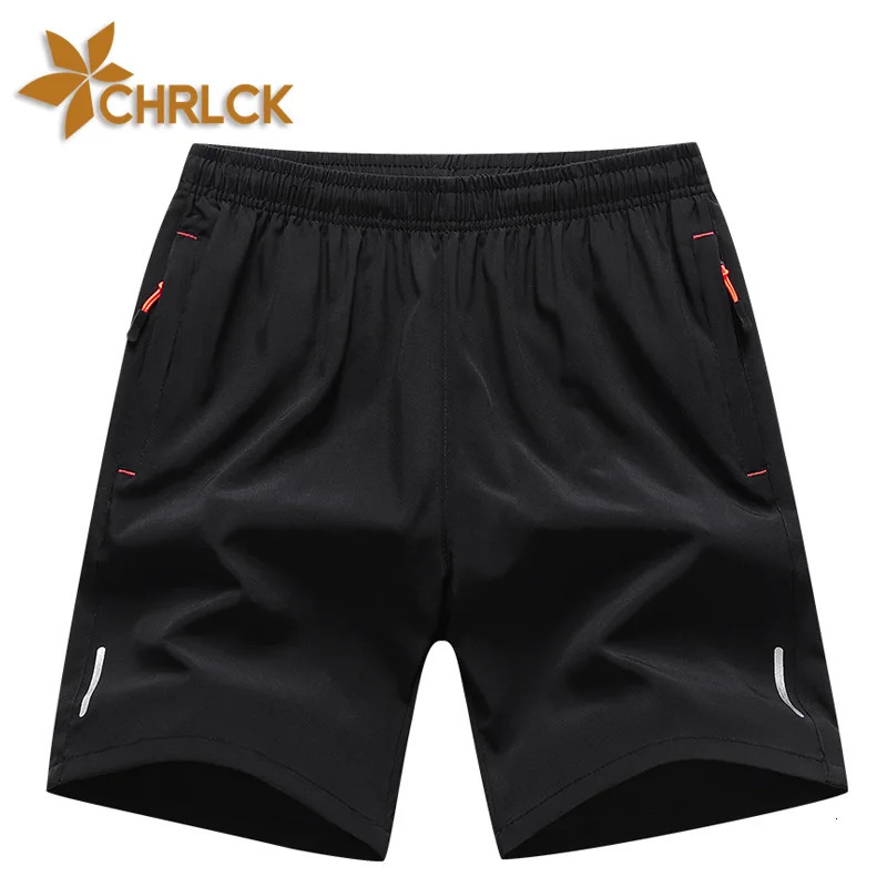 CHRLCK Mens Reflective Running Shorts Summer Quick Drying Trousers Male Ice Silk Breathable Fishing Pants Large Size M-8XL 260612